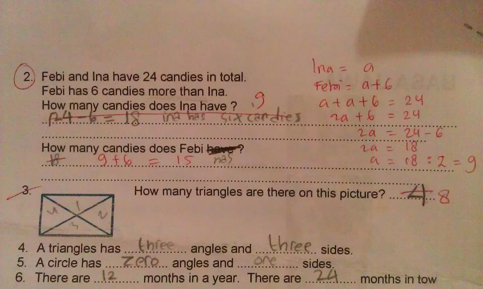 Katanya Soal Matematika Kelas 1 Sd Aria Turns